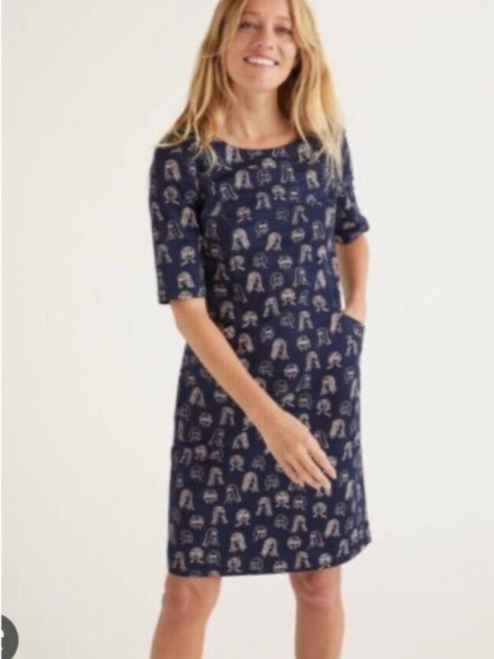 Boden IONA Print Shift Dress